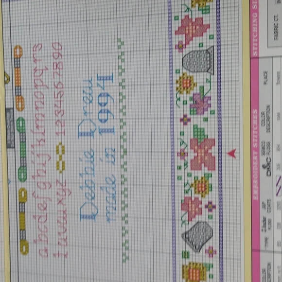 Mommy's Little Cross Stitcher cross stitch pattern only - Picture 6 of 11